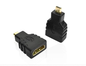 Adapter HDMI żeński micro HDMI męski PRZEJŚCIÓWKA