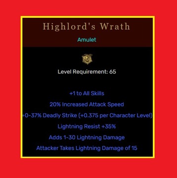 D2R Diablo 2 Resurrected Ladder Highlords Wrath
