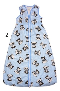 ŚPIWÓR ŚPIWOREK DO SPANIA 104 -110 cm OCIEPLANY