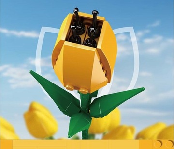 КОНСТРУКЦИОННЫЕ БЛОКИ ТЮЛЬПАНЫ ИСКУССТВЕННЫЕ ЦВЕТЫ ДЛЯ МОЛДА KING VASE 24012