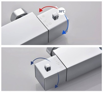 Набор для душа дождь адарный термостатический батарея термостат аккумулятора