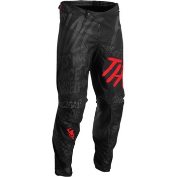 Spodnie Thor Pulse Counting Sheep Black/Red 30