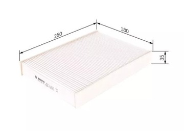 BOSCH 1 987 435 057 FILTR VENTILACE PROSTORU