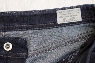 DIESEL BUSTER SLIM TAPERED JEANS spodnie męskie PREMIUM 34/30 pas 90