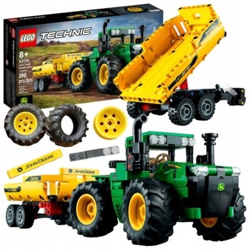 KLOCKI LEGO TECHNIC CIĄGNIK Z WYWROTKĄ TRAKTOR JOHN DEER ZESTAW PREZENT XL