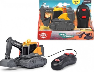 DICKIE RC KOPARKA VOLVO RC ZDALNIE STEROWANA 14 cm