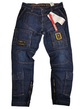 Aeronautica Militare Anti-G nohavice jeans pas 92 M