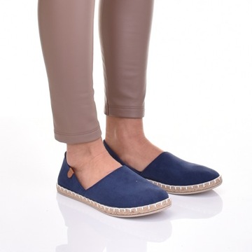 КЛАССИЧЕСКАЯ ЛЕТНЯЯ ОБУВЬ ЖЕНСКИЕ ЭСПАДРИЛЬИ, ЗАМШЕВЫЕ, НА СОЛОМЕ