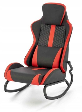Fotel do grania na konsoli GAMER bujany Halmar