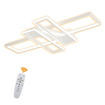 LAMPA ŻYRANDOL LED Nowoczesna 58W Pilot