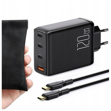 MCDODO GaN SZYBKA ŁADOWARKA USB-C USB 4 PORTY 120W