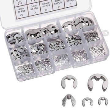 НАБОР КОЛЬЦЕВ ДЛЯ СВЯЗКИ E-CLIP 400 шт.