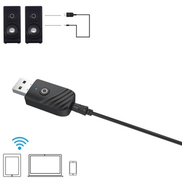AUX-АДАПТЕР BLUETOOTH 5.0, USB-ПЕРЕДАТЧИК, ПРИЕМНИК