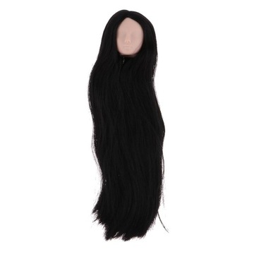 1/6 Mężczyzna Bjd Doll Czarne włosy Głowa