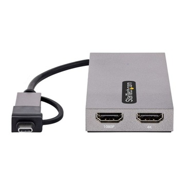 StarTech 107B-USB-HDMI внешняя USB-видеокарта 3840 x 2160 пикселей Серый