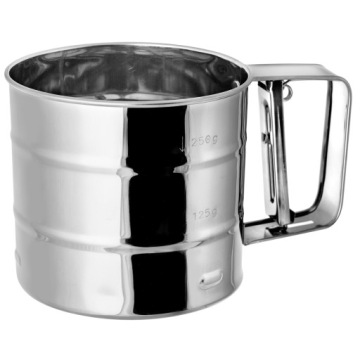 СИТО ДЛЯ МУКИ, САХАРНОЙ ПОРОШКИ, СТАЛЬНОЕ СИТО, 250Г