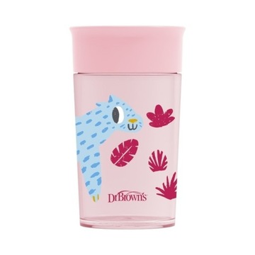 TC01093 KUBEK 360* PICIE JAK ZE SZKLANKI 300ML RÓŻ