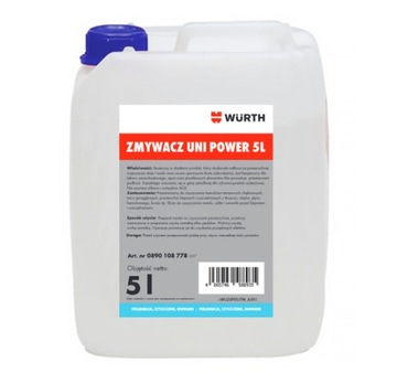 WURTH ORYGINALNY ZMYWACZ DO HAMULCÓW UNI POWER 5L