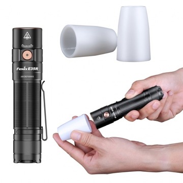 Latarka LED Fenix E35R plus dyfuzor AOD-S V2.0 3100lm 6 Trybów