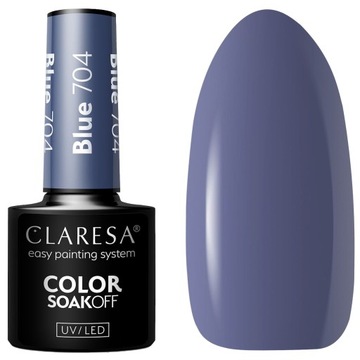 Claresa Lakier Hybrydowy UV/LED 5g - Blue 704