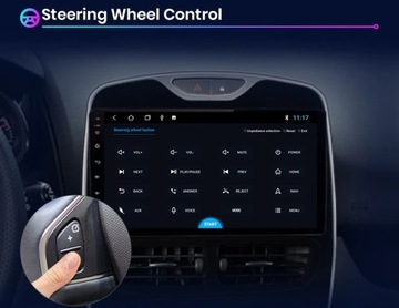 Магнитола Android 12 RENAULT CLIO 4 GPS WiFi PL 4/64Gb