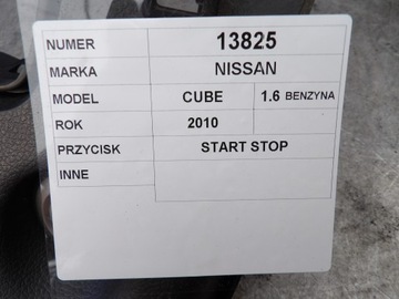 NISSAN CUBE Z12 START STOP 1,6B