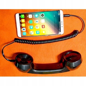 Наушник для мобильного телефона с микрофоном 3,5 мм в стиле ретро