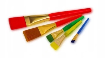 Детские ЩЕТКИ для школы COLORINO Набор 5 шт.