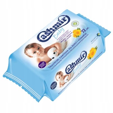 CASHMIR Baby Chusteczki nawilżane dla dzieci i niemowląt 1 x 72szt