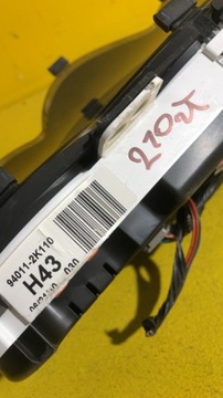 KIA SOUL 1 PŘÍSTROJOVÁ DESKA BUDÍKY TACHOMETR 94011-2K110