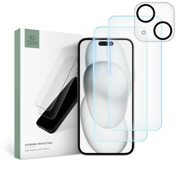 Zestaw szkieł do Apple iPhone 15, Supreme Set
