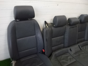 AUDI A6 C6 4F 04- КОМБИНИРОВАННЫЕ ПЕРЕДНИЕ СИДЕНИЯ, КОМПЛЕКТ ЗАДНИХ СИДЕНИЙ, КОЖАНАЯ ЕВРОПА