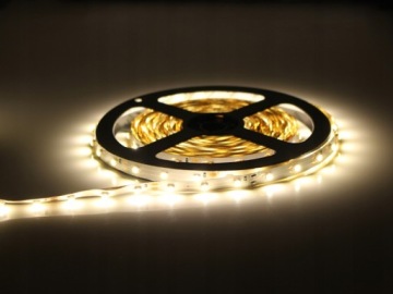 Белая светодиодная лента 10м 600, различные типы, один рулон