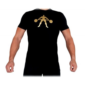 T-Shirt Koszulka Męska SM Siłownia Trening r. L