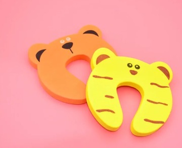 ZABEZPIECZENIE NA DRZWI ODBOJNIK PIANKOWY BLOKADA STOPER 5 SZTUK