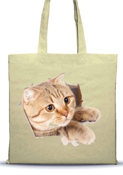 TORBA DLA KOCIARY KOT KOTY TOREBKA EKO SHOPPERKA