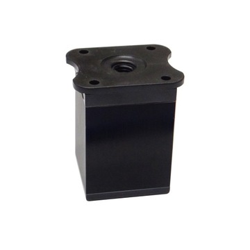 NP-KWADRAT 6CM CZARNA NOGA MEBLOWA 4 sztuki
