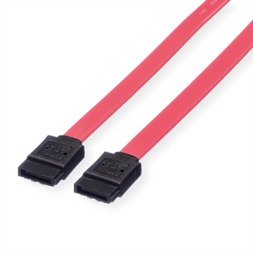 Kabel przewód SATA 6.0 Gbit/s zatrzask 0,5m