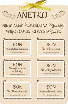 SYMPATYCZNY DYPLOM BONY prezent WALENTYNKI