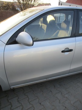 DRZWI LEWE PRZÓD LUSTERKO HYUNDAI I30 I 08R 2R KOMPLETNE