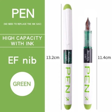 0.38/0.5mm Fountain Pen Writing Large Ink Off