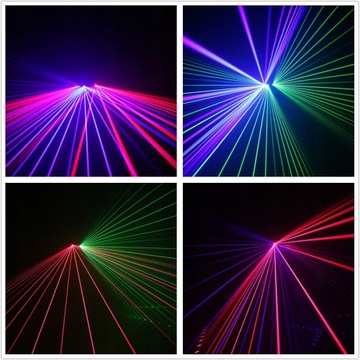 ЛАЗЕРНЫЙ СВЕТ С 6 ЛИНЗ RGB ДВИЖУЩЕГОСЯ ЛУЧА