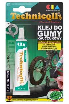 Technicqll 310 klej do gumy z łatką do napraw 20ml