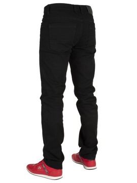 Spodnie męskie W:32 82 CM bawełna czarne