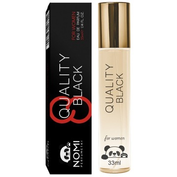 TRWAŁE PERFUMY DAMSKIE NOMI PERFUMETKI PERFUMETKA QUALITY BLACK EDP 33ML