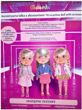 НАБОР АКСЕССУАРОВ ДЛЯ ИНТЕРАКТИВНЫХ КУКЛ TALKING PL