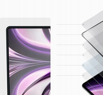 Закаленное стекло для MacBook Air 13.6 M2/M3 2022/2024 Spigen FC