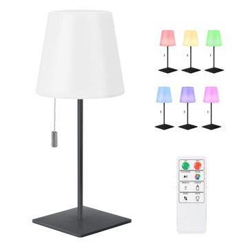 СВЕТОДИОДНАЯ НОЧНАЯ НАСТОЛЬНАЯ ЛАМПА IP44 RGB USB БАТАРЕЯ