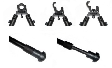 Оружейный упор Германия BIPOD Алюминиевый зажим регулировка BB3