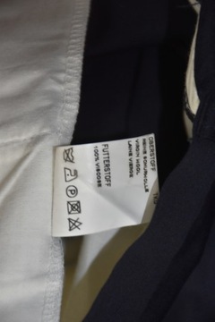 Burberrys spodnie męskie 52 czarne W36L32 formal wełna 100%